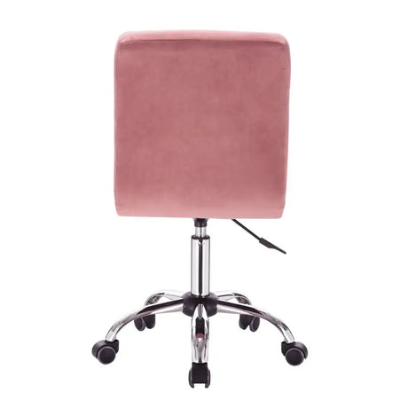 BukkitBow verstelbare linnen bureaustoel met stevig metalen frame, geschikt voor kantoor en studieruimte, maximaal 100 kg belastbaarheid.