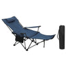 BukkitBow verstelbare vouwcampingstoel met oxford stof en stalen frame, lichtgewicht, draagtas, max 150 kg belasting.