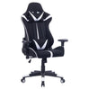 BukkitBow verstelbare racing gamingstoel met synthetisch leer of stof, hoogte 127-135cm, tot 120kg, voor comfortabel gamen en werken.