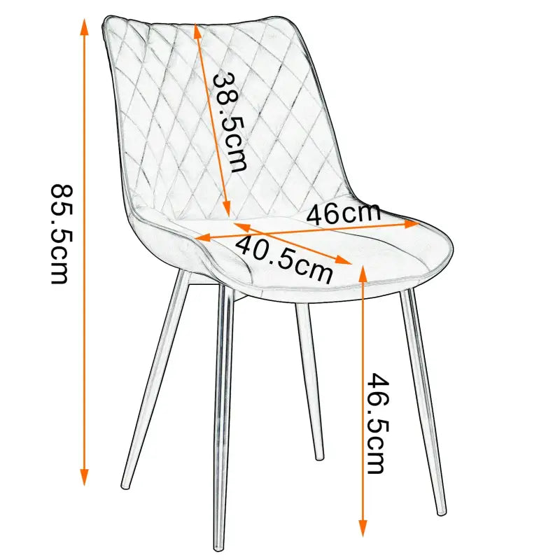 BukkitBow - Comfortabele Eetkamerstoelen - Stevig