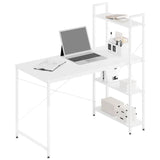 BukkitBow - Compact Hoekbureau / Werkplek met Opslagrek