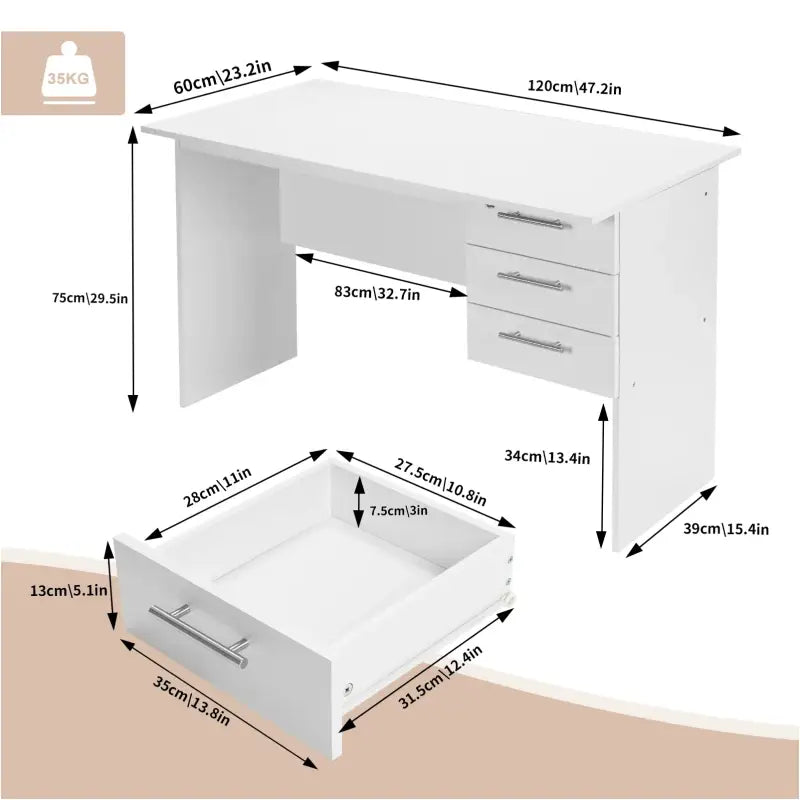 BukkitBow - Computer / Kantoor Bureau met Afsluitbare