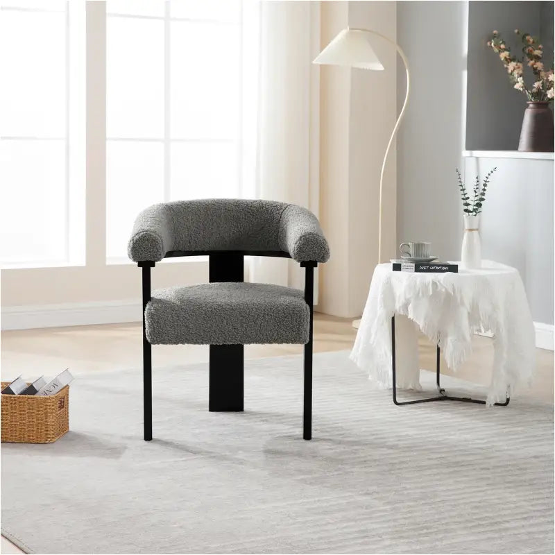 BukkitBow - Fauteuil met Fleece (Lamsvacht-Look)