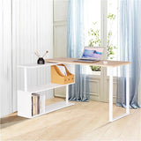 BukkitBow - Hoekbureau - Houten Bureau met Dubbele Planken