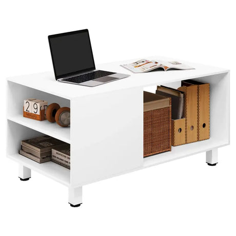 BukkitBow - Koffietafel met Opslagruimte - MDF/Metaal
