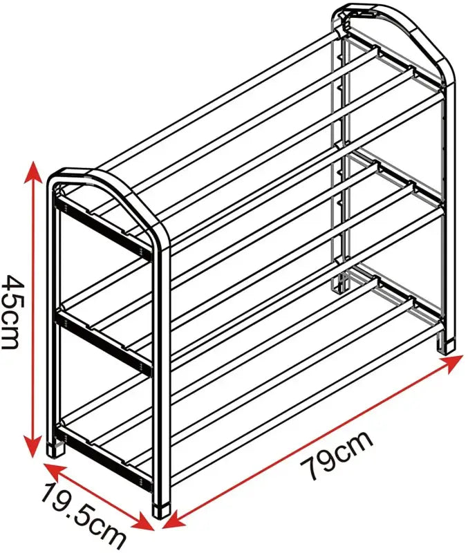 BukkitBow - Schoenenrek Organizer - Lichtgewicht en Stevig