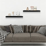 BukkitBow - Set van 2 Wandplanken - MDF - Zwevend Design