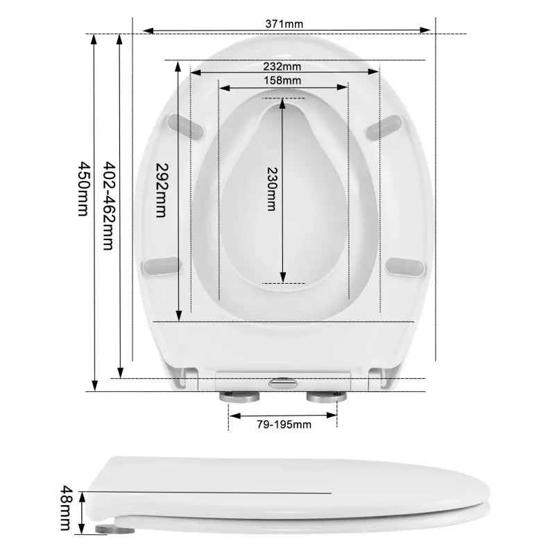 BukkitBow - Toiletbril met Softclose - Toiletbril