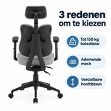 Belangrijkste voordelen en eigenschappen van bureaustoel 150 kg
