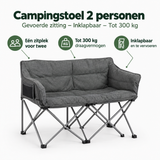 Belangrijkste voordelen en eigenschappen van campingstoel 2 personen