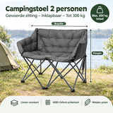 Afmetingen en productspecificaties van campingstoel 2 personen