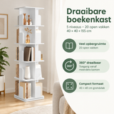 Praktische toepassing en keuzehulp voor draaibare boekenkast