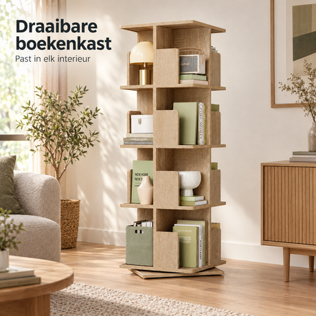 draaibare boekenkast in gebruik in een passende praktijksituatie
