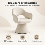 Overzicht van draaibare eetkamerstoel met de belangrijkste productvoordelen