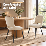 draaibare eetkamerstoelen in gebruik in een passende praktijksituatie