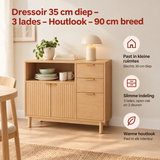 Praktische toepassing en keuzehulp voor dressoir 35 cm diep