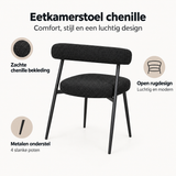 Belangrijkste voordelen en eigenschappen van eetkamerstoel chenille