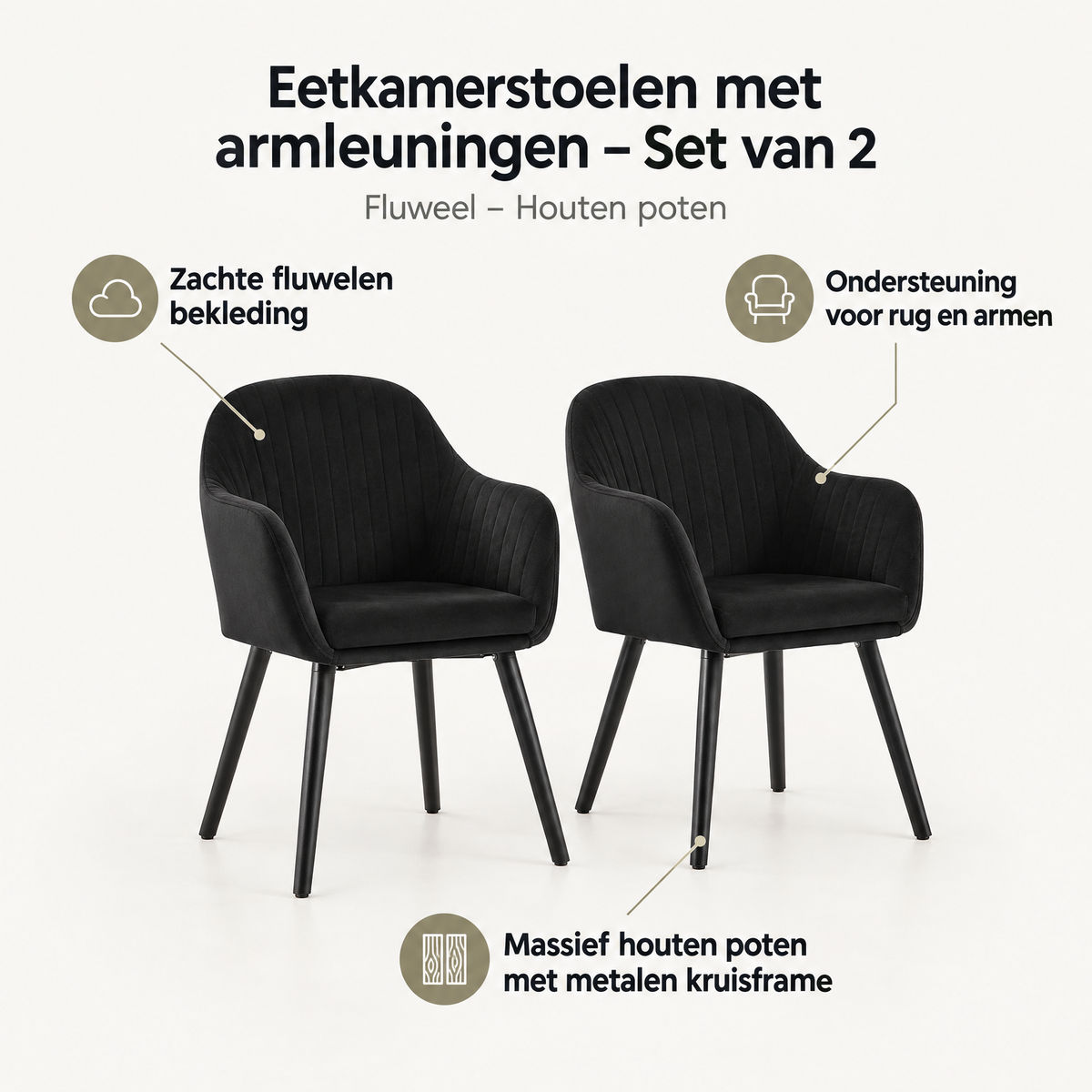 Belangrijkste voordelen en eigenschappen van eetkamerstoelen met armleuningen