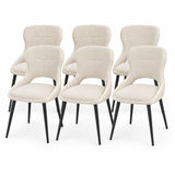 eetkamerstoelen set van 6 productfoto op neutrale achtergrond