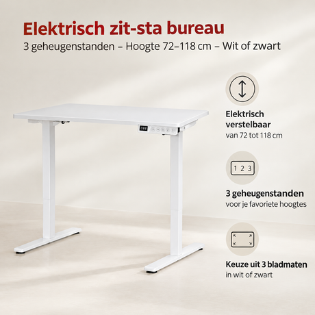 Belangrijkste voordelen en eigenschappen van elektrisch zit-sta bureau