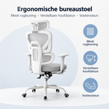 Overzicht van ergonomische bureaustoel met de belangrijkste productvoordelen