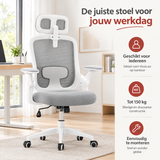 Praktische toepassing en keuzehulp voor ergonomische mesh bureaustoel