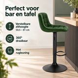 Praktische toepassing en keuzehulp voor fluwelen barkruk
