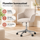 Praktische toepassing en keuzehulp voor fluwelen bureaustoel