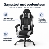 Belangrijkste voordelen en eigenschappen van gamestoel met voetensteun