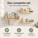 Praktische toepassing en keuzehulp voor houten boekenplank kinderkamer
