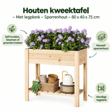 Belangrijkste voordelen en eigenschappen van houten kweektafel