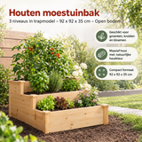 Praktische toepassing en keuzehulp voor houten moestuinbak