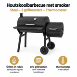 Belangrijkste voordelen en eigenschappen van houtskoolbarbecue met smoker