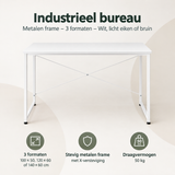 Overzicht van industrieel bureau met de belangrijkste productvoordelen