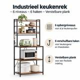 Belangrijkste voordelen en eigenschappen van industrieel keukenrek