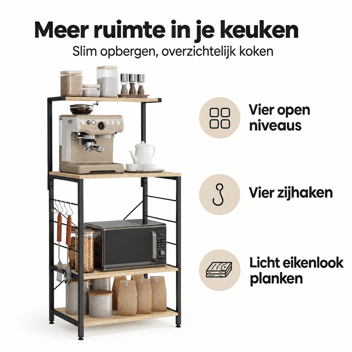 Belangrijkste voordelen en eigenschappen van industrieel keukenrek