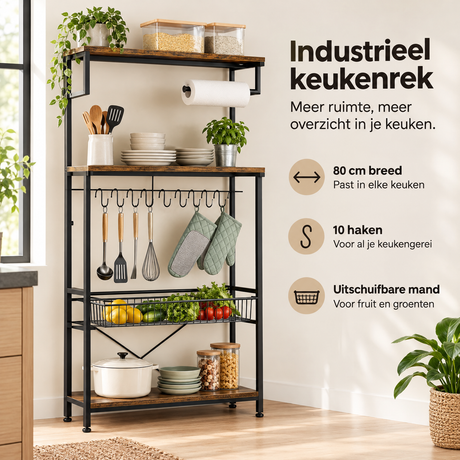 Praktische toepassing en keuzehulp voor industrieel keukenrek