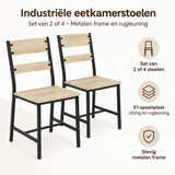 Belangrijkste voordelen en eigenschappen van industriële eetkamerstoelen