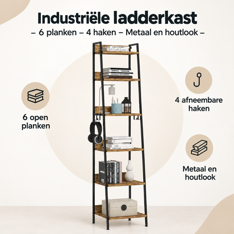 Overzicht van industriële ladderkast met de belangrijkste productvoordelen