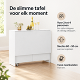 Belangrijkste voordelen en eigenschappen van inklapbare eettafel