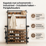 Belangrijkste voordelen en eigenschappen van kapstok met schoenenrek