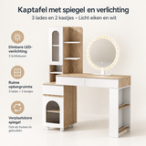 Belangrijkste voordelen en eigenschappen van kaptafel met spiegel en verlichting