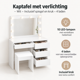 Belangrijkste voordelen en eigenschappen van kaptafel met verlichting