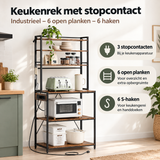Praktische toepassing en keuzehulp voor keukenrek met stopcontact