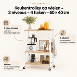 Belangrijkste voordelen en eigenschappen van keukentrolley op wielen