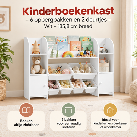 Praktische toepassing en keuzehulp voor kinderboekenkast