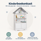 Overzicht van kinderboekenkast met de belangrijkste productvoordelen