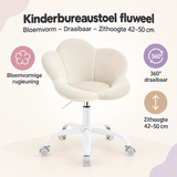 Overzicht van kinderbureaustoel fluweel met de belangrijkste productvoordelen