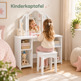 kinderkaptafel in gebruik in een passende praktijksituatie