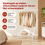 Praktische toepassing en keuzehulp voor kledingrek op wielen